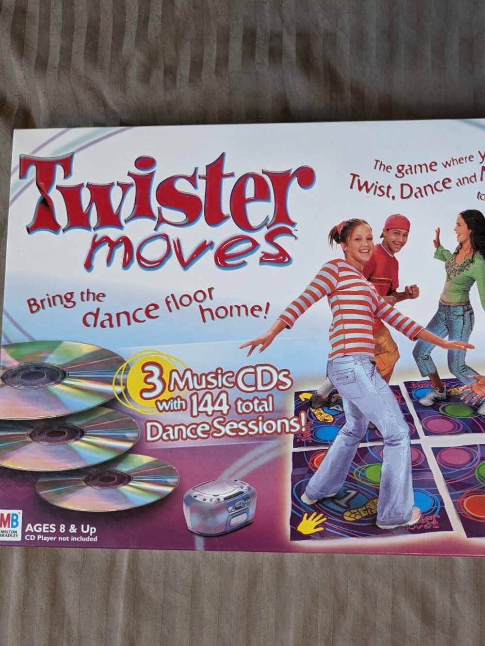 Milton Bradley Twister Moves Dance Floor Game New in Box